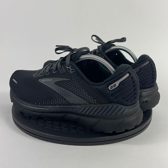 Brooks Adrenaline GTS 22 Black Running Shoes 1103664E020 Women’s Size 9.5 4E - Picture 6 of 12